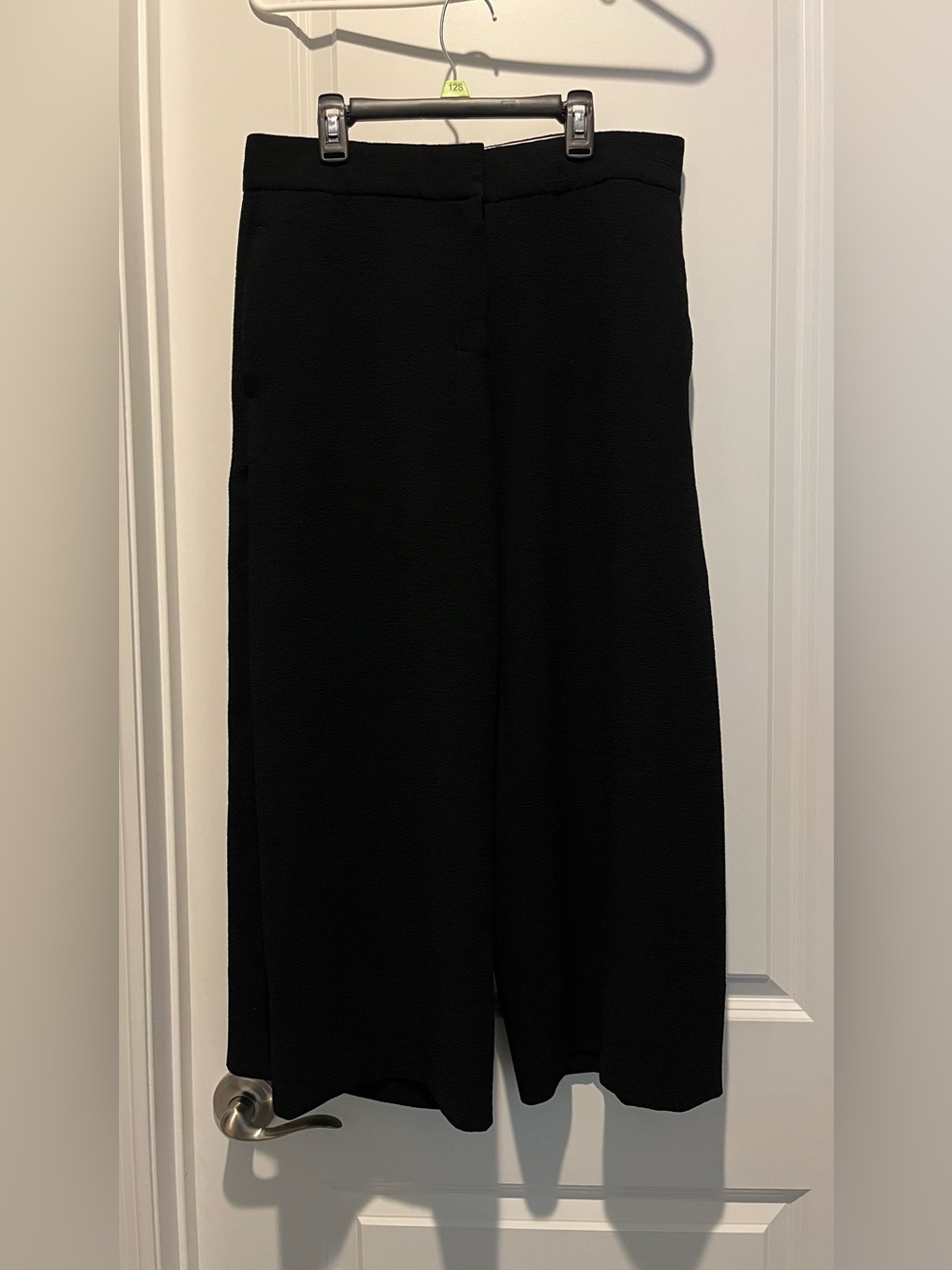 Women’s MM. LAFLEUR The Zhou Culotte - Eco Soft Wave Black Wide L Pants Size 8 - Picture 4 of 15
